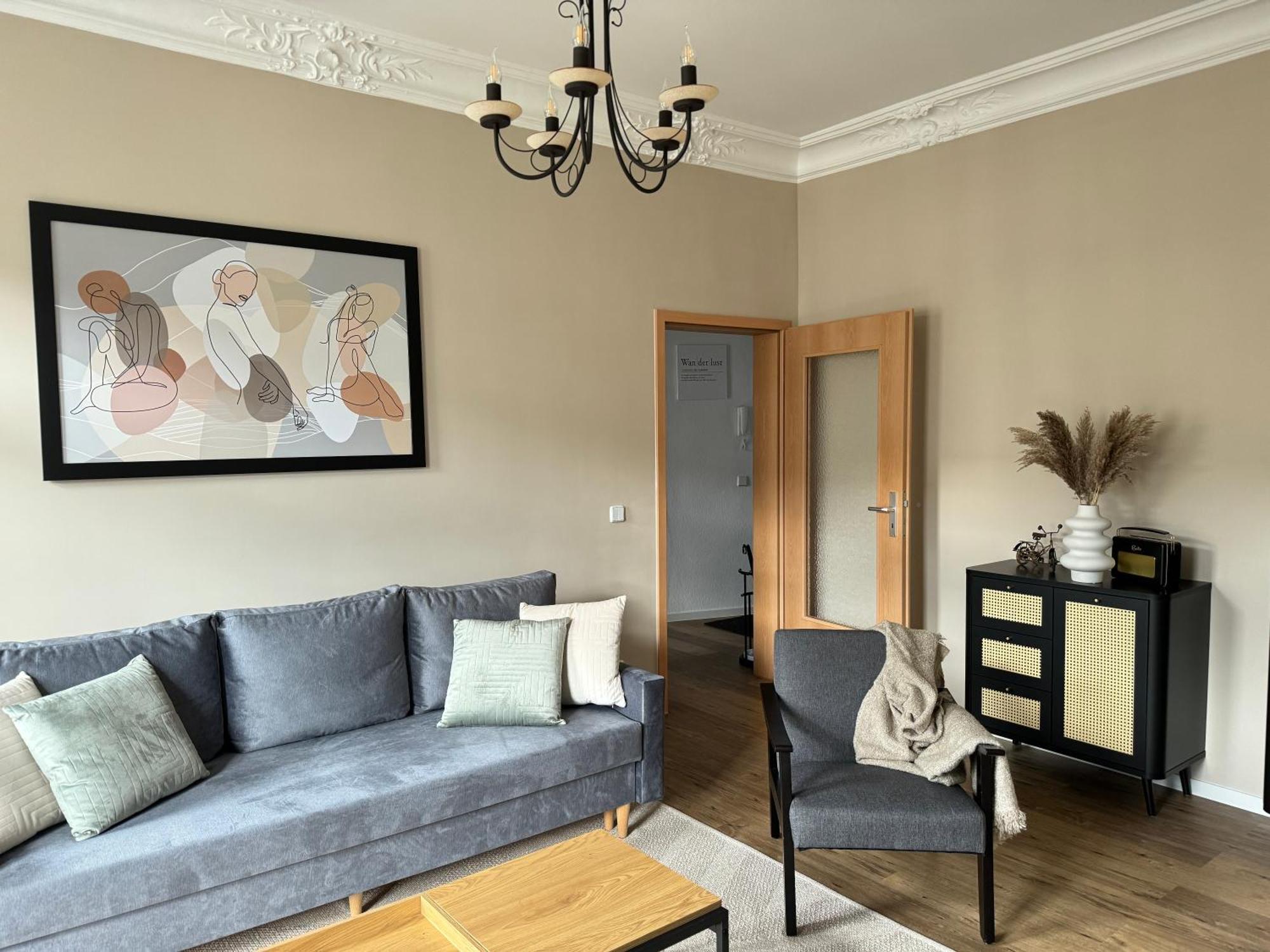 Stylisches Appartement Im Jugendstil-Viertel Chemnitz Extérieur photo